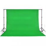 fotóstúdió-felszerelés lámpákkal és háttérrel