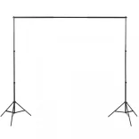 fotóstúdió-felszerelés lámpákkal, háttérrel és reflektorral