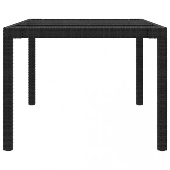 11 részes fekete és szürke kültéri étkezőgarnitúra párnákkal