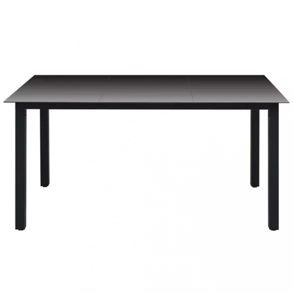 7 részes szürke polyrattan kerti étkezőgarnitúra párnákkal