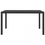 7 részes szürke polyrattan kerti étkezőgarnitúra párnákkal