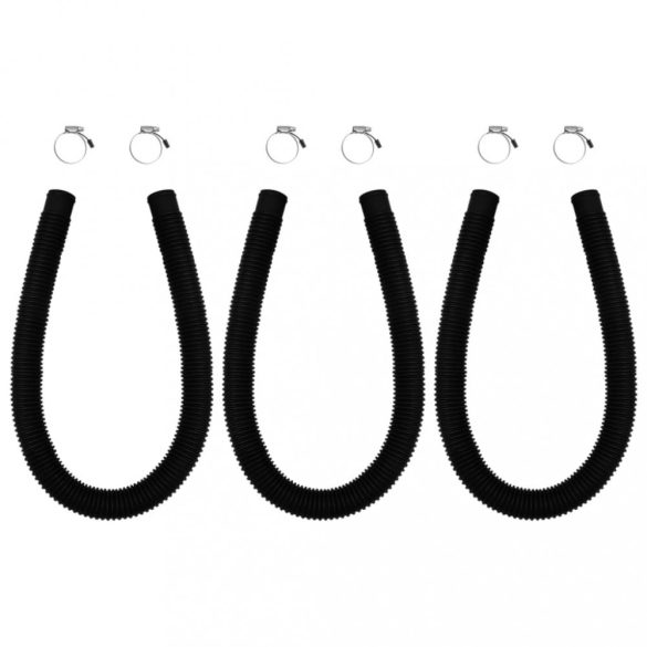 3 db ívelt napelemes medencefűtő panel 72,5 x 46 cm