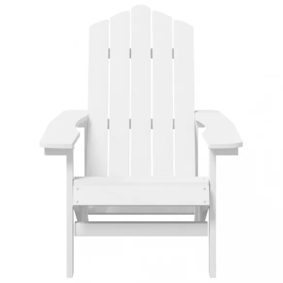 fehér HDPE kerti adirondack szék asztallal