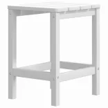 fehér HDPE kerti adirondack szék asztallal