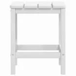 fehér HDPE kerti adirondack szék asztallal