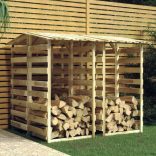 4 db impregnált fenyőfa pergola tetővel 100 x 90 x 200 cm