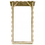 4 db impregnált fenyőfa pergola tetővel 100 x 90 x 200 cm