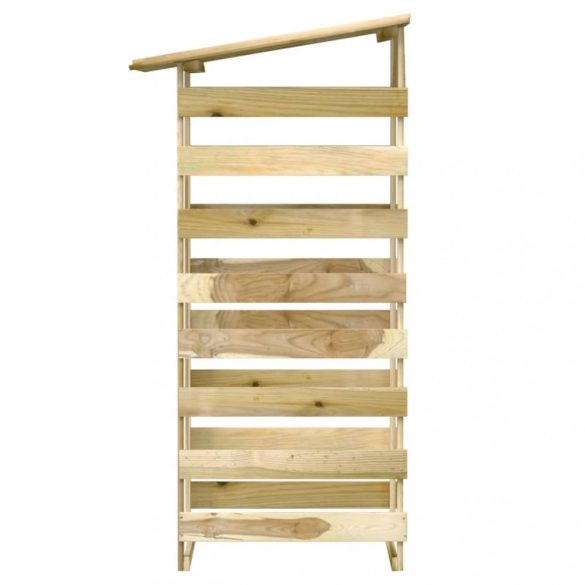 4 db impregnált fenyőfa pergola tetővel 100 x 90 x 200 cm