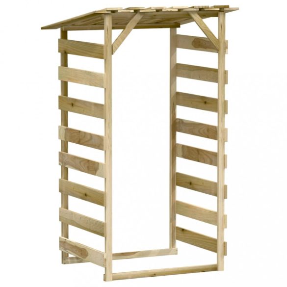 6 db impregnált fenyőfa pergola tetővel 100 x 90 x 200 cm