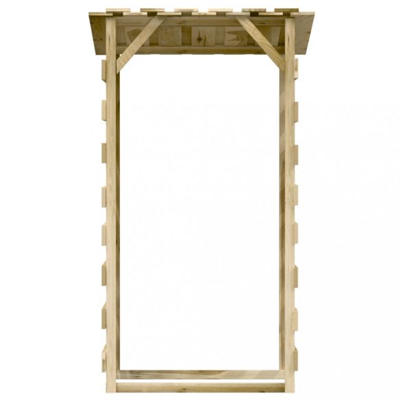 6 db impregnált fenyőfa pergola tetővel 100 x 90 x 200 cm