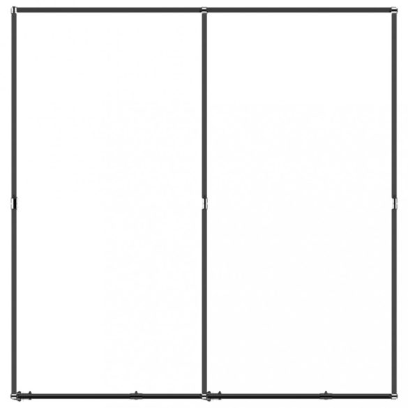 acél kültéri kutyakennel 3,69 m²