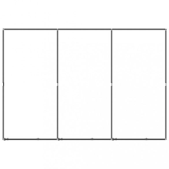 acél kültéri kutyakennel 5,53 m²