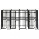 acél kültéri kutyakennel 7,37 m²