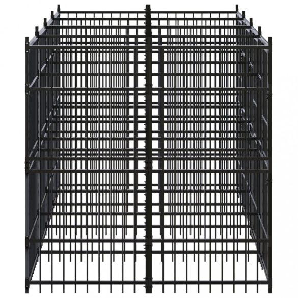 acél kültéri kutyakennel 7,37 m²