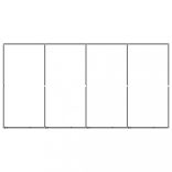 acél kültéri kutyakennel 7,37 m²