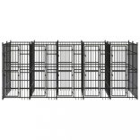 acél kültéri kutyakennel 9,22 m²