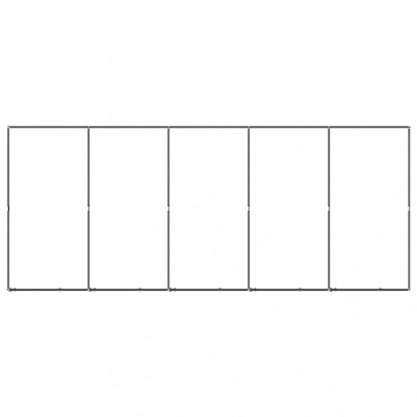 acél kültéri kutyakennel 9,22 m²