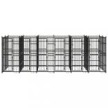 acél kültéri kutyakennel 11,06 m²