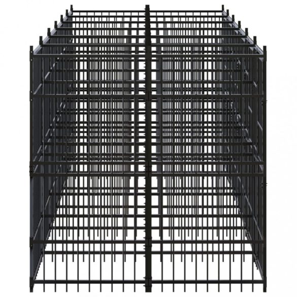 acél kültéri kutyakennel 11,06 m²
