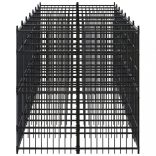 acél kültéri kutyakennel 12,9 m²