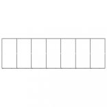 acél kültéri kutyakennel 12,9 m²