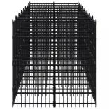 acél kültéri kutyakennel 14,75 m²