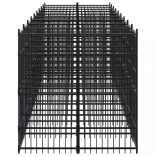 acél kültéri kutyakennel 16,59 m²