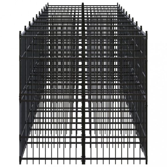 acél kültéri kutyakennel 16,59 m²