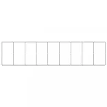 acél kültéri kutyakennel 16,59 m²