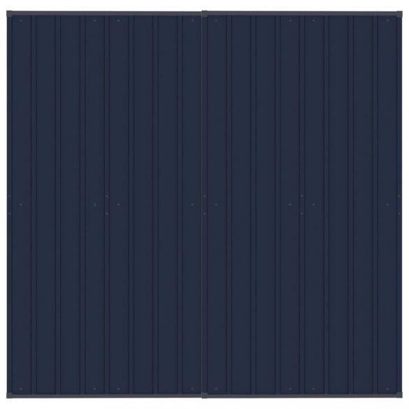 acél kültéri kutyakennel tetővel 3,69 m²