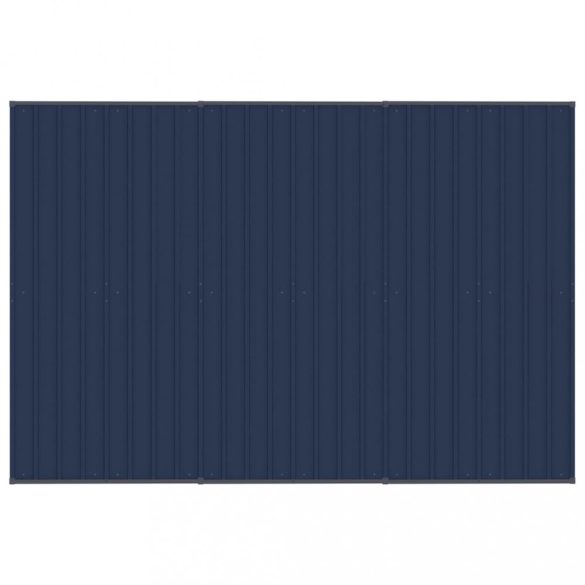 acél kültéri kutyakennel tetővel 5,53 m²