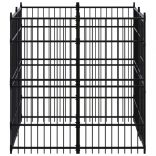 acél kültéri kutyakennel 3,69 m²