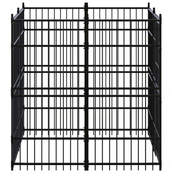 acél kültéri kutyakennel 3,69 m²