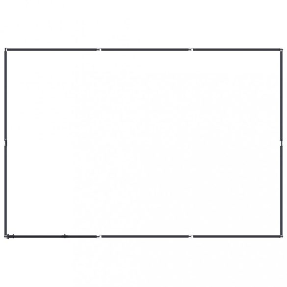 acél kültéri kutyakennel 5,53 m²