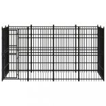 acél kültéri kutyakennel 7,37 m²