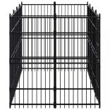 acél kültéri kutyakennel 7,37 m²