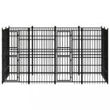 acél kültéri kutyakennel 7,37 m²