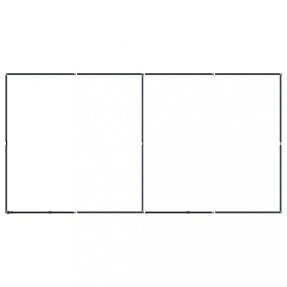 acél kültéri kutyakennel 7,37 m²