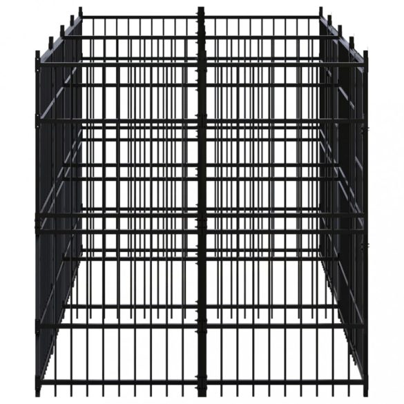 acél kültéri kutyakennel 11,06 m²