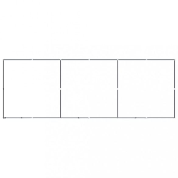 acél kültéri kutyakennel 11,06 m²