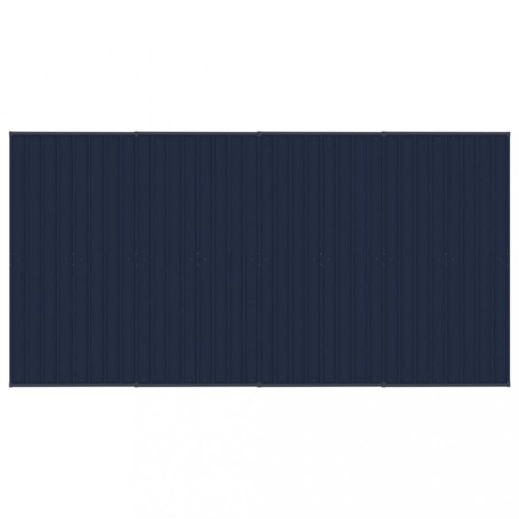 acél kültéri kutyakennel tetővel 7,37 m²