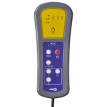 világosszürke szövet elektromos masszázsfotel