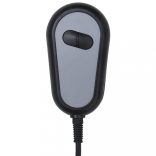 világosszürke szövet elektromos masszázsfotel