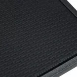 9 részes fekete kerti étkezőgarnitúra