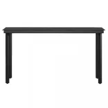 7 részes szürke és fekete kerti étkezőgarnitúra párnákkal