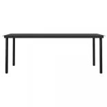 7 részes polyrattan és üveg kerti étkezőgarnitúra párnákkal