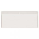 2 darab fehér tömör fenyőfa TV-szekrény