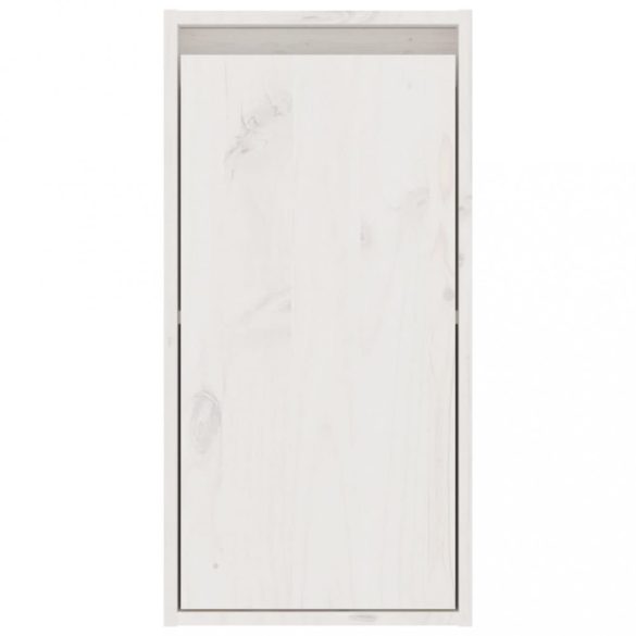 2 darab fehér tömör fenyőfa TV-szekrény