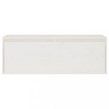 2 darab fehér tömör fenyőfa TV-szekrény