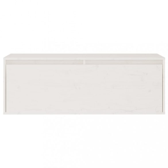 3 részes TV szekrény szett Fehér tömörfa fenyő